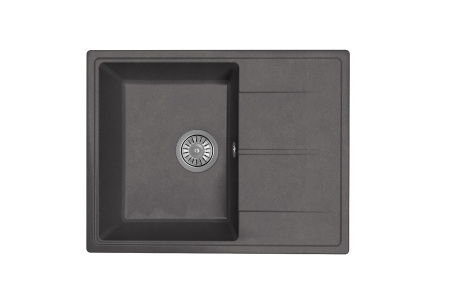 Мойка "Оливия" 620*480*180мм графит, б/сифона