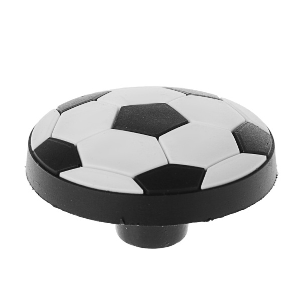 Ручка-кнопка 497, мяч черный RIFF