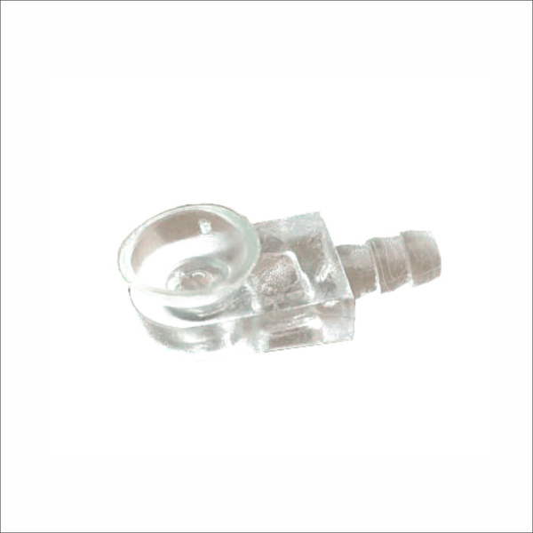 Полкодержатель пластиковый с присоской  прозрачный