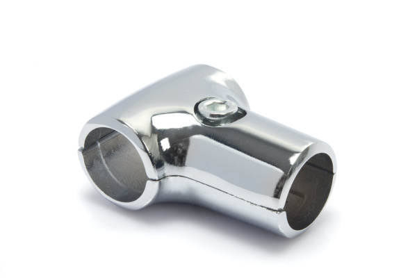 Держатель Т-образный для 2-х труб D=25 хром RIFF
