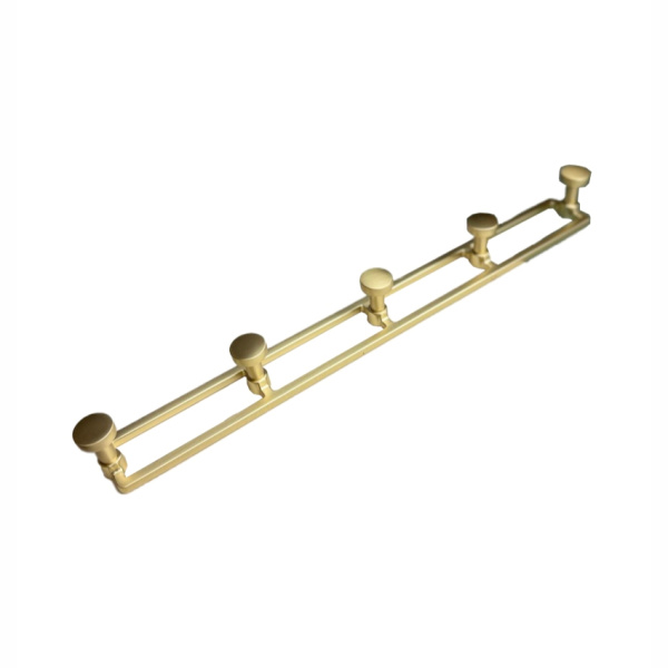 Вешалка 5-ти рожковая, латунь