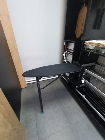 Доска гардеробная гладильная D335*W185*H1360, черный RIFF