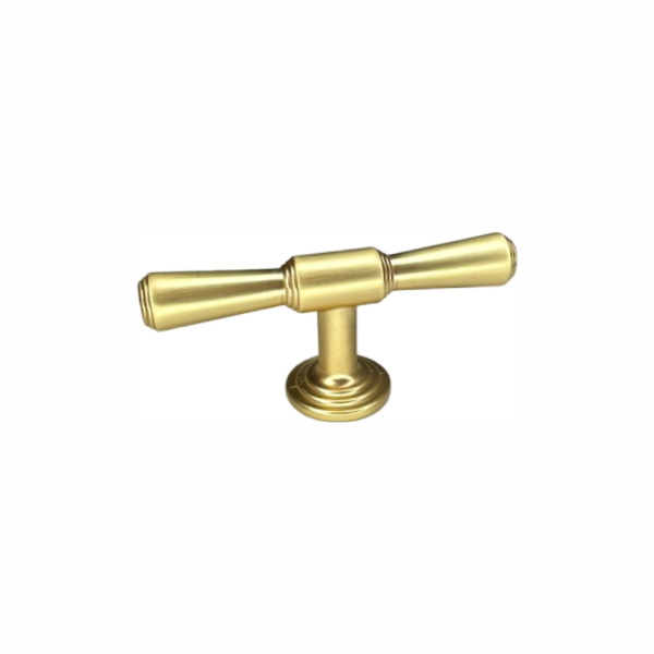 Ручка-кнопка 544, шлиф. золото RIFF
