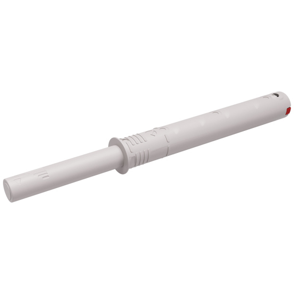 Толкатель врезной длинный, усиленный, без магнита 37мм, серый