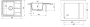Мойка "Ника" 580*510*217мм серый