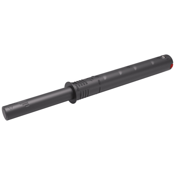 Толкатель врезной длинный, усиленный, без магнита 37мм, антрацит