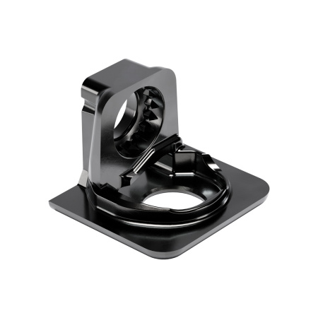 Держатель полкодержателя 16мм, под евровинт, чёрный никель
