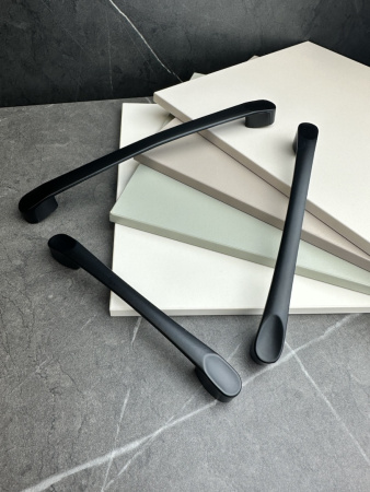 Ручка-скоба 309- 128, чёрный матовый